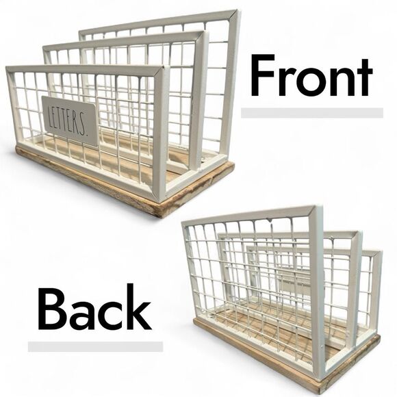 Rae Dunn "WRITE", "ASAP" and "LETTERS" Desk Organizer Set - Picture 5 of 8